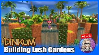 Dinkum: Lush Gardens, Tropical Waterfalls - Ep 40 #dinkum #luxuryhotel #cozygaming