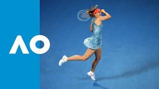 Maria Sharapova v Caroline Wozniacki match highlights (3R) | Australian Open 2019