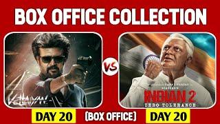 Vettaiyan vs Indian 2 Movie 20 Days Box Office Collection | Vettaiyan Worldwide Collection | Rajini