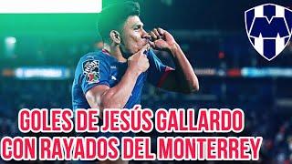 Goles de Jesús Gallardo con Rayados del Monterrey 2018-2024