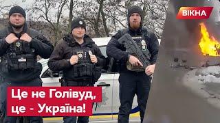 ОБСТРІЛ КИЄВА 23 листопада — перші кадри з камери ПАТРУЛЬНИХ