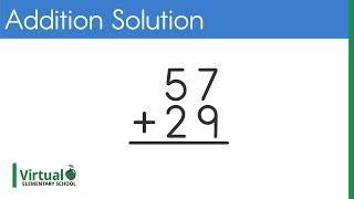 Grade 2 Math: Addition Solution