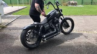 Harley Davidson Street Bob FXDB Penzl Exhaust (Sound)