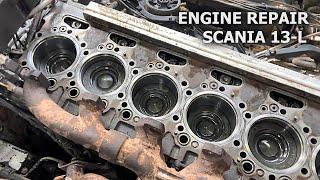 SCANIA 13-L ENGINE KNOCKING. IS IT OVERHEATING? REPAIR