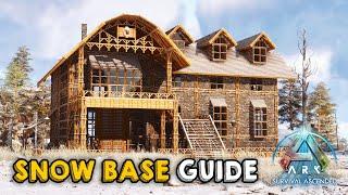 Ultimate All-in-One Snow Cabin | Build Tutorial | ARK: Survival Ascended