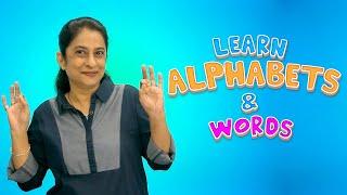 Learn Alphabets and Words | Alphabets and Words with Pictures | @yashpatwardhan