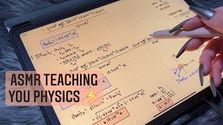 ASMR Teaching you physics - Electric Force ️| iPad writing, close whispers