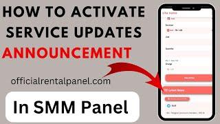 Add Latest Updates Section in SMM Panel | SMM Panel Script | Official Rental Panel | Smm Script