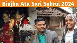 Sari Sohrai 2024Santali Sohrai VideoBinjha Sohrai VideoNew Santali Vlog VideoVlogger Babu Tudu