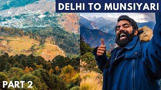 Delhi to Munsiyari Vlog Part 2 - Birthi Falls | Van life in India | Uttarakhand Roadtrip