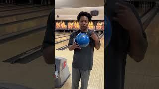 Maki bowls with the new @stormbowling ION PRO SOLID. #bowlingball #gobowling #bowl #bowler