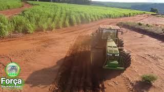 Trator John Deere 8335R troca de pneus LSW