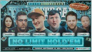 Texas Mike, Sashimi, Linglin, Brazil God, Pink & JBoogs Play THE ANTE GAME!! Commentary by Charlie