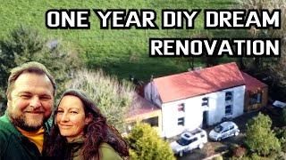 1 YEAR TIMELAPSE | Building Dream Homestead in the Irish Countryside | 250-Year-Old Famhouse