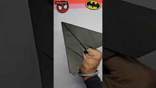 Black jet paper plane | world best and fastest plane