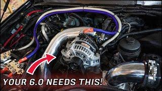 HOW TO INSTALL 320 AMP MECHMAN ALTERNATOR ON 6.0 POWERSTROKE F250