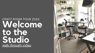 Studio Tour | Craft Room Tour 2023  #craftroom #craftroomtour