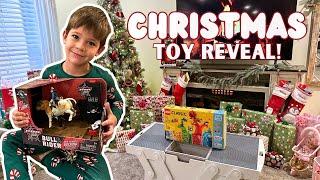 A Little Cowboys Christmas Toy Reveal! BIG COUNTRY/PBR/LEGO/LINCOLN LOG/BULL/MONSTER TRUCK/SANTA/KID