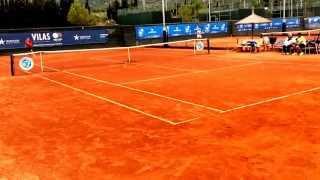 Training  of ATP player 58 singles ranking Teymuraz Gabashvili , at Vilas Academy In Mallorca