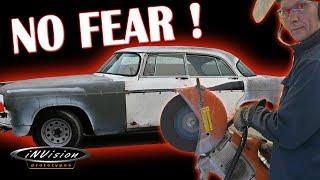 CUT UP a Perfectly Good Classic MOPAR to Make It COOLER! 1956 Chrysler Windsor Muscle Car