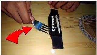 How to Change Guitar Strings Acoustic in Hindi