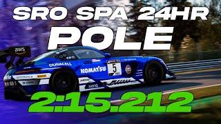 SPA 24 POLE LAP | AMG GT3 ACC 2:15.212