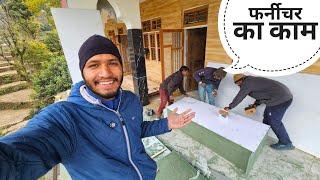 फर्नीचर बनाने का काम हुआ शुरू || Pahadi Lifestyle Vlog || Pahadi Biker || Alok Rana