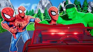 Hulk x Spider Man Recuse Challenge in Granny House | Funny Horror Animation