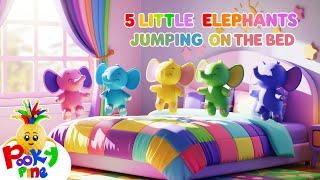 Five Little Elephants Jumping on the Bed - Most Popular Kids Nursery Rhymes & Kids Songs