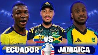 REF THIEF OUR PENALTY! JAMAICA 1-3  ECUADOR LIVE MATCH REACTION