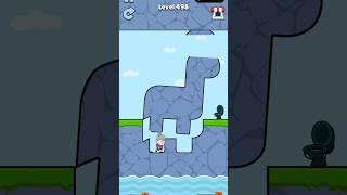 Slice Dinosaur  Funny Game  #shorts #shortsfeed #slicetosave #gaming #funny #viral #dinosaur