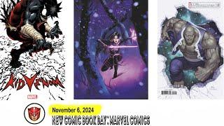 NEW COMIC BOOKS FROM MARVEL COMICS RELEASING NOVEMBER 6, 2024          #comics #newrelease