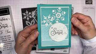 Stampin’ Up! Snowflake Wishes Christmas Card Tutorial