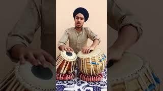 New tabla lesson teen taal tukra prn (Manmeet singh tabla vadak) #tabla #like and share#musicvideos
