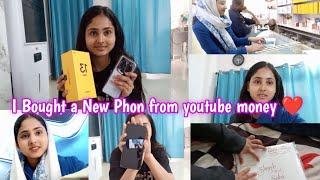 I Bought New Phone from youtube money ️ || The Zara World