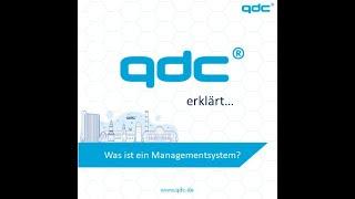 qdc® erklärt - Was ist ein Managementsystem?