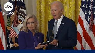 Former Rep. Liz Cheney awarded Presidential Citizens Medal