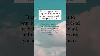 Do you have a prayer request?