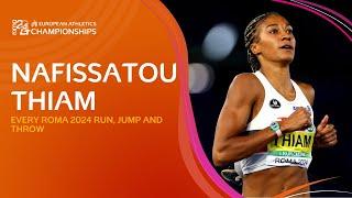 Heptathlon LEGEND!  Nafissatou Thiam  Every run, jump and throw | Roma 2024