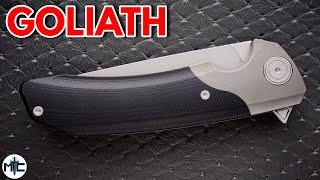 10 Inch Folding Knife! - Maxace Goliath - Overview and Review