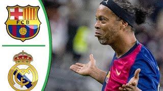 Real Madrid Leyendas 2-2 Barça Legends | El Clásico Highlights | Ronaldinho #football #futbol