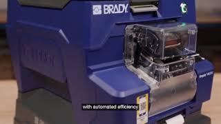 LINTECH: BRADY A6200 Machine de pose d'etiquettes semi-automatique