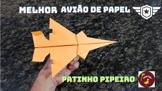 Como fazer o melhor  Avião de Papel que voa  rápido