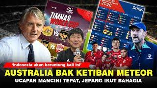 Australia sial beruntun, Mancini sudah memprediksi! Timnas didukung Jepang, Pildun bukan lagi mimpi