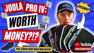  These Are SPECIAL!  | Ben Johns  vs Agassi  | JOOLA Pro IV Pickleball Paddle Review 