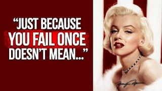 Marilyn Monroe's Quotes you need to know before 40 | Inspirational Marilyn Monroe Quotes #motivation