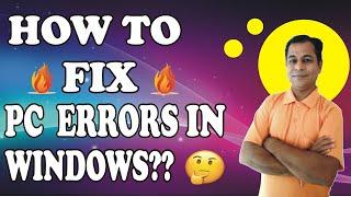 How To Fix PC  Errors in Windows by SHIVSAGAR GUIDE | Disk Error Windows 7
