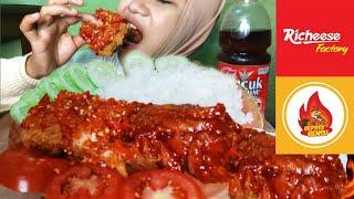 MUKBANG RICHEESE LV5 X AYAM GEPREK BENSU Lv10 