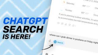 ChatGPT Search (SearchGPT) Just Launched for FULLY FREE! (Testing & Usage)