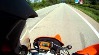 Ktm Lc4 640 Sm Acceleration 0-170 km/h